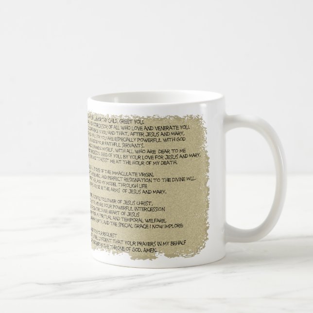 Taza De Café Novena de San José (Derecha)