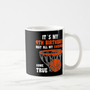 Taza De Café Noveno año Feliz noveno cumpleaños Bysketbyll nove