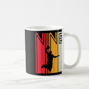 Taza De Café Noveno cumpleaños Bysketbyll Lover de 9 años
