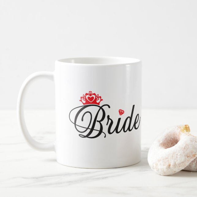 Taza De Café Novia   (Con donut)