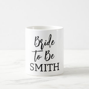 Taza De Café Novia a ser - regalo de boda personalizado