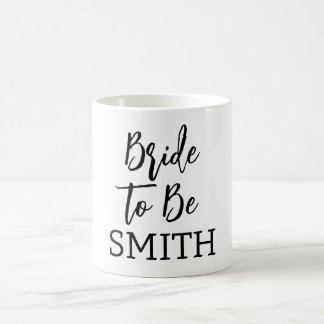 Taza De Café Novia a ser - regalo de boda personalizado