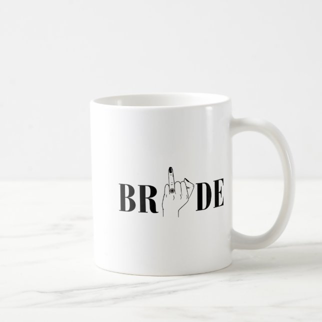 Taza De Café Novia Boda Bridesmaid Squad Bachelorette Party (Derecha)