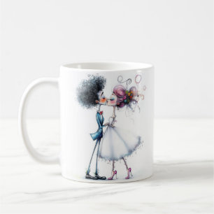 Taza De Café Novia Boda y Groom