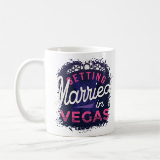 Taza De Café Novia casándose en Vegas