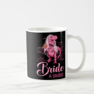Taza De Café Novia de boda de Dino Un Saurus Dinosaurio Regalo