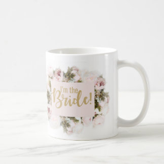 Taza De Café Novia de equipo - Mug de novia - rosa a juego con