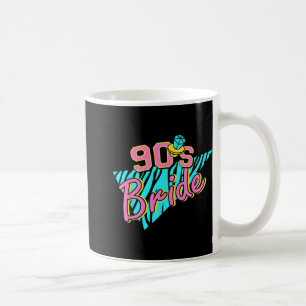 Taza De Café Novia de los 90s Dama de Honor Retro Coincidente D