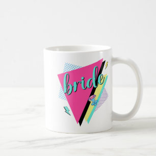 Taza De Café Novia de los 90s Dama de Honor Retro Fiesta de Des