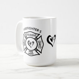 Taza De Café Novia de los bomberos
