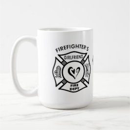 Taza De Café Novia de los bomberos