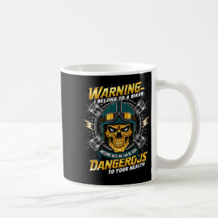 Taza De Café Novia de Motero Esposa Pertenezco a un Motero San