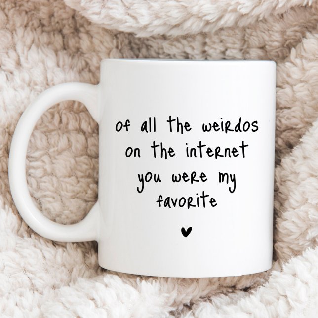 Taza De Café Novia divertida de citas en línea (Subido por el creador)