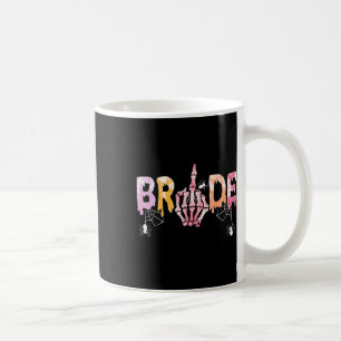 Taza De Café Novia Esqueleto de Halloween Espeluznante Casada