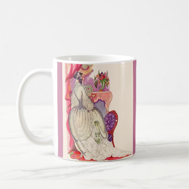 Taza De Café novia hermosa con un hermoso vestido (Izquierda)