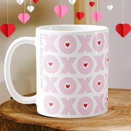 Taza De Café Novia Moderna XOXO Día de San Valentín