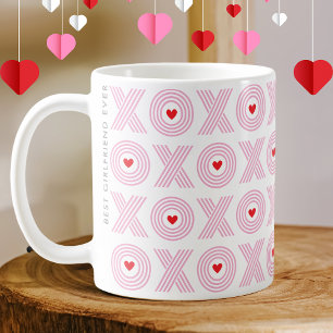 Taza De Café Novia Moderna XOXO Día de San Valentín