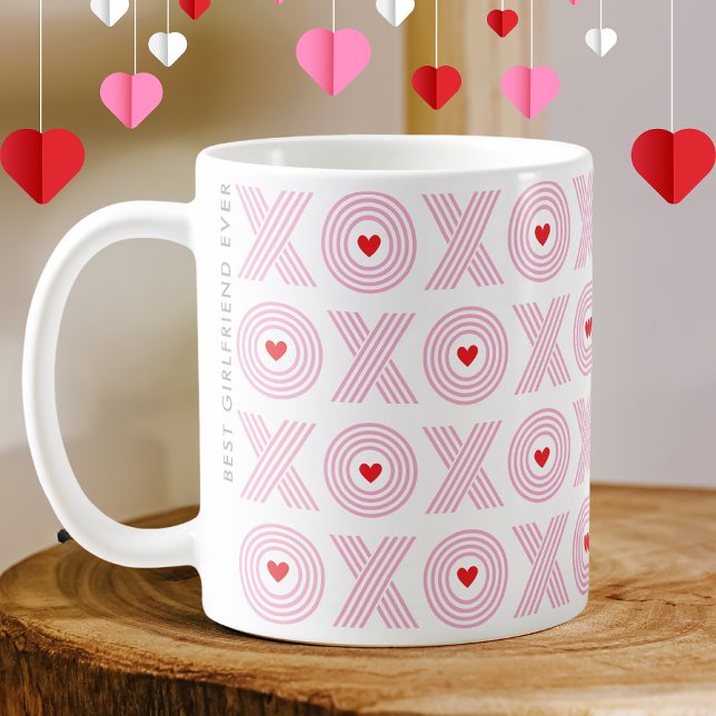 Taza De Café Novia Moderna XOXO Día de San Valentín (Subido por el creador)