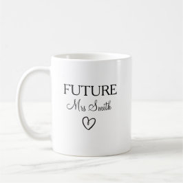 Taza De Café Novia personalizada para ser una atraca, pronto se