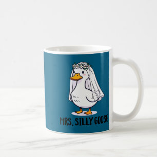Taza De Café Novia por casarse boda novia tonta ganso que se
