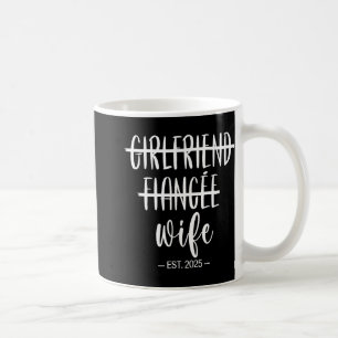 Taza De Café Novia Prometida Esposa 2025 Recién Casados Boda H