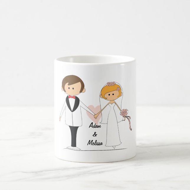 Taza De Café Novia y bruja personalizada (Centro)