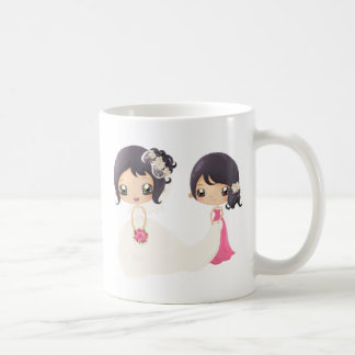 Taza De Café Novia y criada del honor