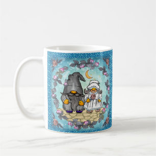 Taza De Café Novia y gnomo de Groom