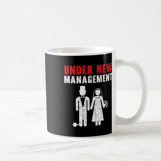 Taza De Café Novia y Novio Día de Boda Matrimonio Recién Casado (Derecha)