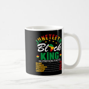 Taza De Café Noviembre Rey Negro Orgullo de hechos nutricionale