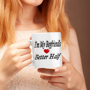 Taza De Café Novio cita graciosa texto negro