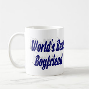 Taza De Café Novio con medio guión azul oscuro