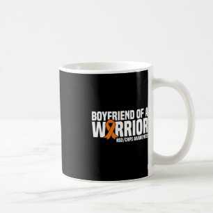 Taza De Café Novio de un guerrero Naranja Ribbon RSDCRPS
