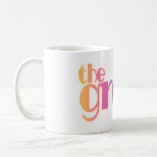 Taza De Café Novio del texto del arco iris
