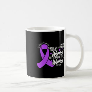 Taza De Café Novio Epilepsia Día de Conciencia Mes de Enfermeda