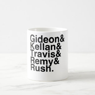 Taza De Café Novio Gideon, Kellan, Travis, Remy, precipitación