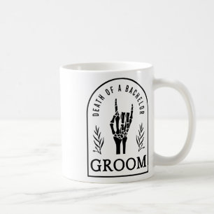 Taza De Café Novio Muerte De Un Soltero Gótico Boda Soltero 