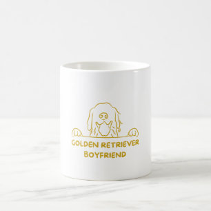 Taza De Café novio recuperador dorado