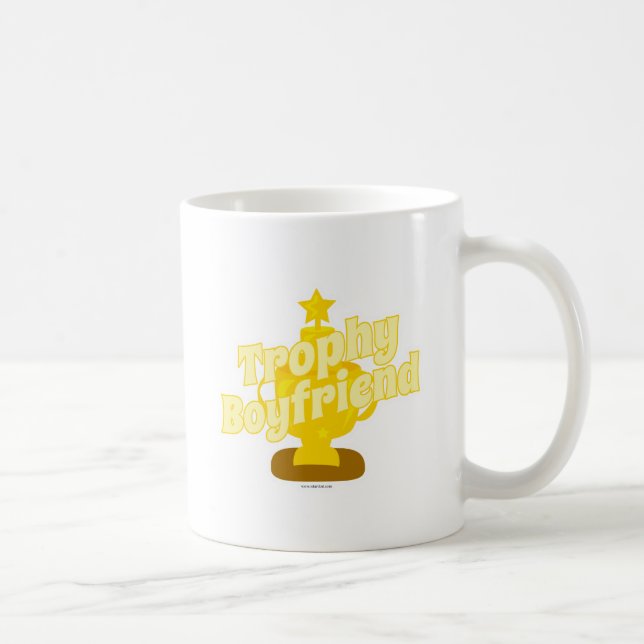 Taza De Café Novio trofeo Cheeky Humor Motto Personalizado (Derecha)