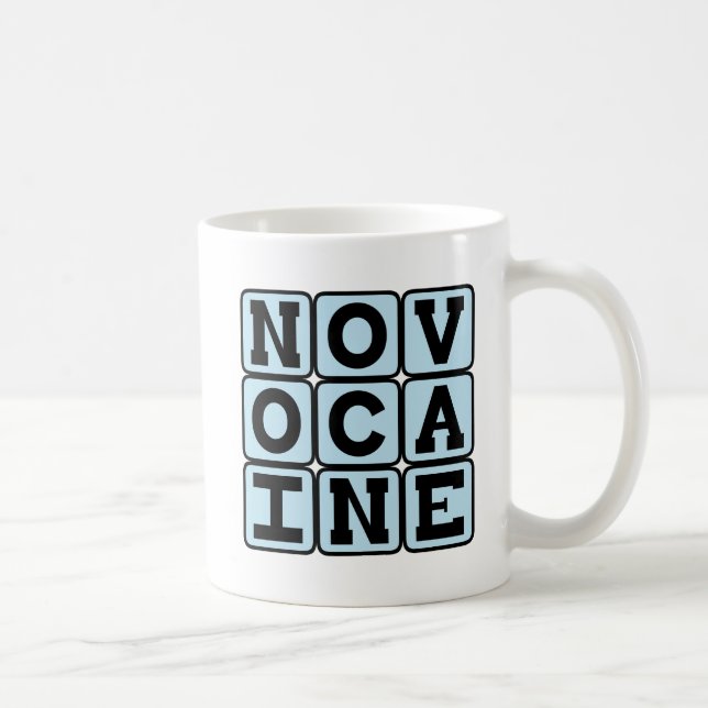 Taza De Café Novocaína, Anestesia dental (Derecha)