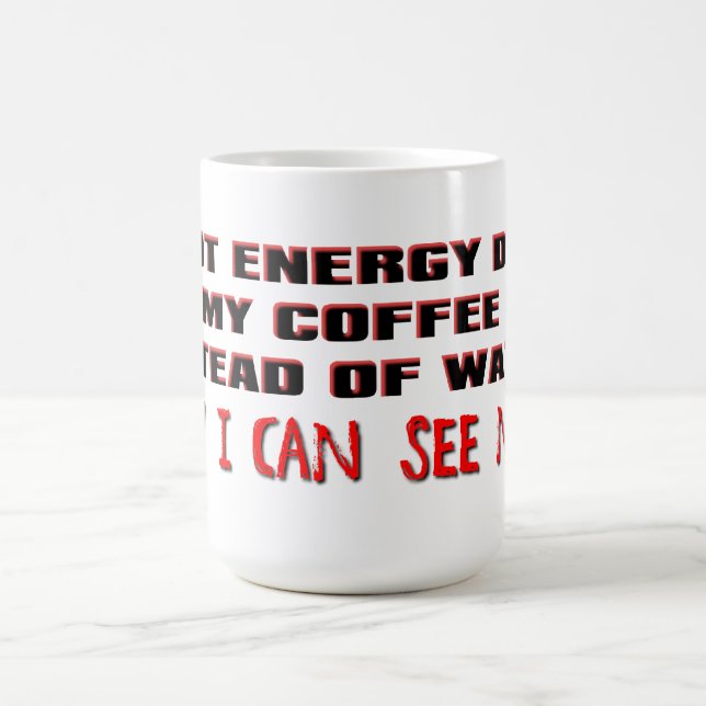 Taza De Café Now I Can See Noises Funny Coffee Mug (Centro)