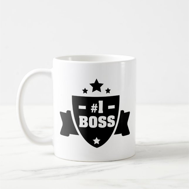 Taza De Café Nr 1 Boss Coffee Mug (Izquierda)
