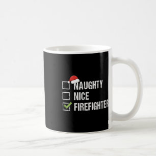 Taza De Café Ntraviesa bombero bombero de Santa Navidades G