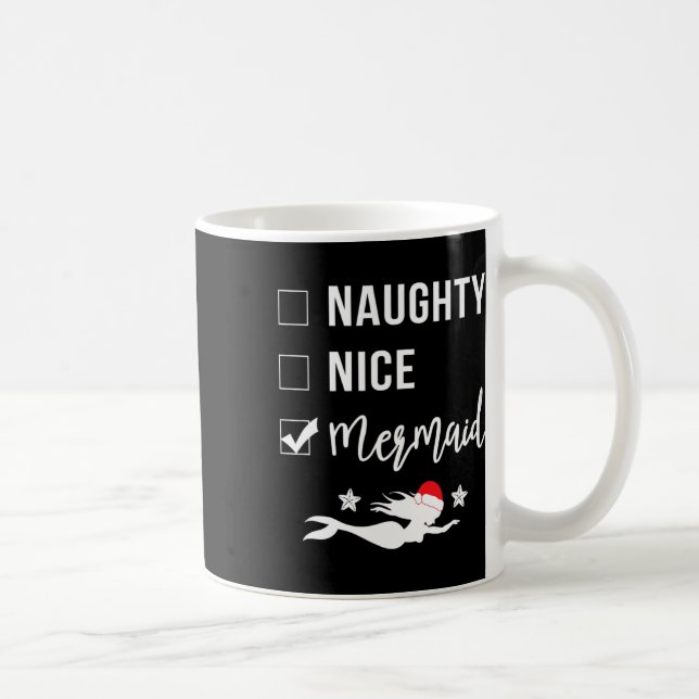 Taza De Café Ntraviesa Sirena Funny Navidades de Sirena (Derecha)