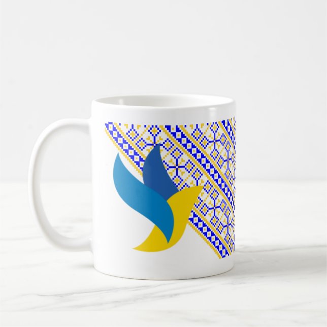 Taza De Café NU Vyshyvanka Mug (Izquierda)