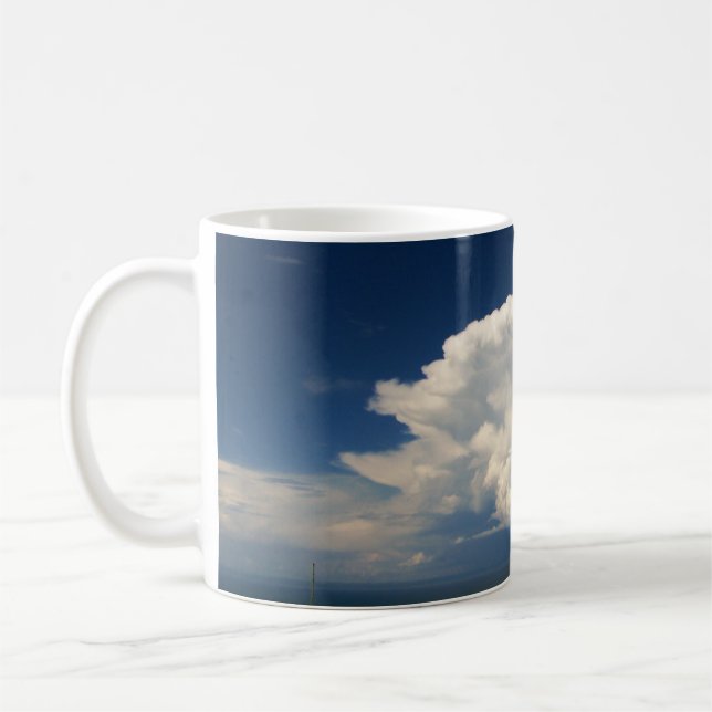 Taza De Café Nube blanca de puffy (Izquierda)
