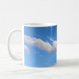 Taza De Café Nube blanca larga