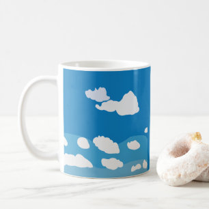 Taza De Café Nube de cielo azul