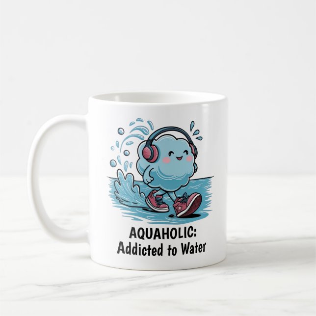 Taza De Café Nube Personalizado divertida (Izquierda)