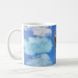 Taza De Café Nubes azules de escultura romana